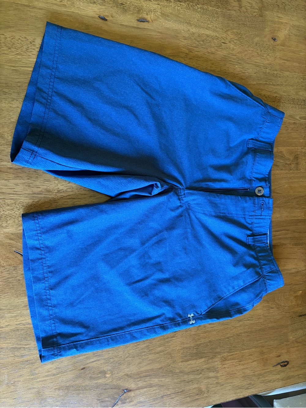 Under Armour Men's Royal Blue Flat-Front Performance Shorts